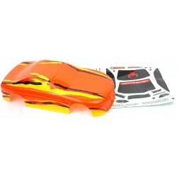 Carrocería (Body) para auto 1/10 color naranja - 12306