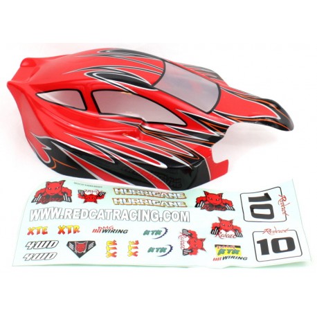 Carrocería 1/8 Buggy Body Red and Black - 81357