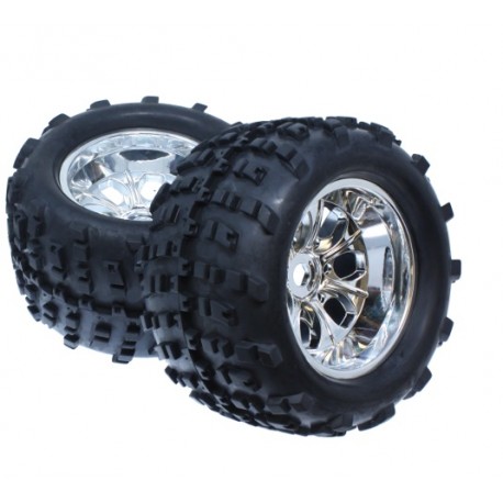 Ruedas (llantas) y aros Truggy Hurricane 2psc -89105c