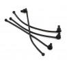 Clips de Body color Negro Traxxas - TRA5750