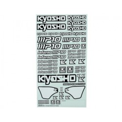 Kyosho MP10 Hoja de calcomanías Stikers - KYOIFD411