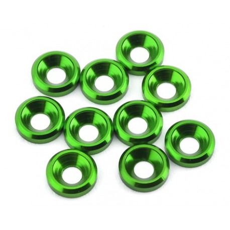 Arandelas de aluminio (Verdes) (10) - 175-12125