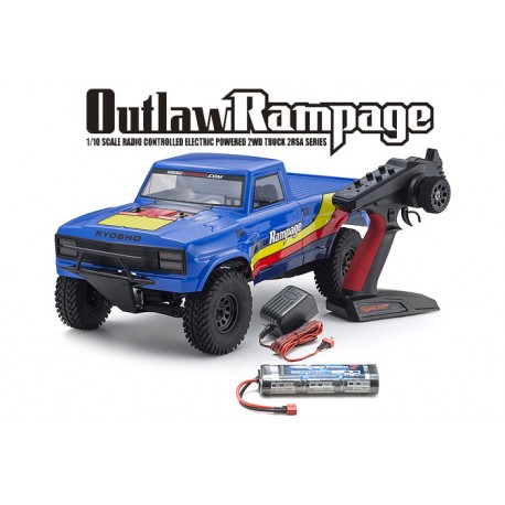 Outlaw Rampage EP 2WD 2RSA RS color Azul - 34361T2B