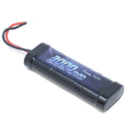 Bateria Gens Plana 6-Cell NiMH  (7.2V/3000mAh) - GA-3000NIMH-TAMIYA