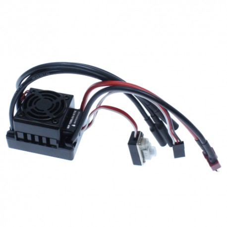 Controlador de velocidad ESC Hobbywing 60A, a prueba de salpicaduras - HW-WP-1 0BL60-RTR-LONGW IRE-Tplug