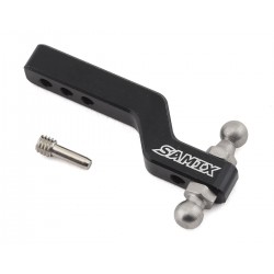 Accesorios Crawler Receptor Enganche Abatible (tiro)  Aluminio Samix TRX-4 (negro) - SAMTRX4-6057-BK