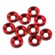 Arandelas de aluminio (Rojas) (10) - 175-12123