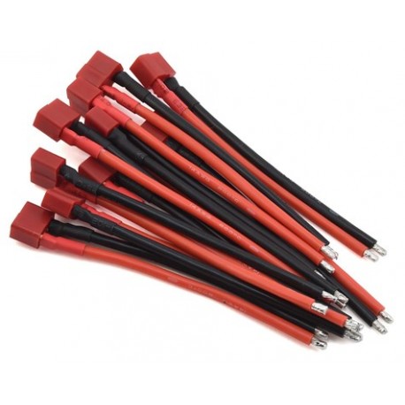 Conector Cable ProTek RC Bulk Pack T-Style Female Pigtail (14awg) - PTK-5068